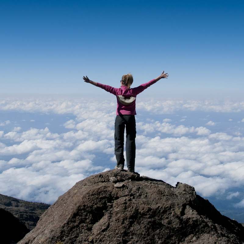 View from the top - Kilimanjaro