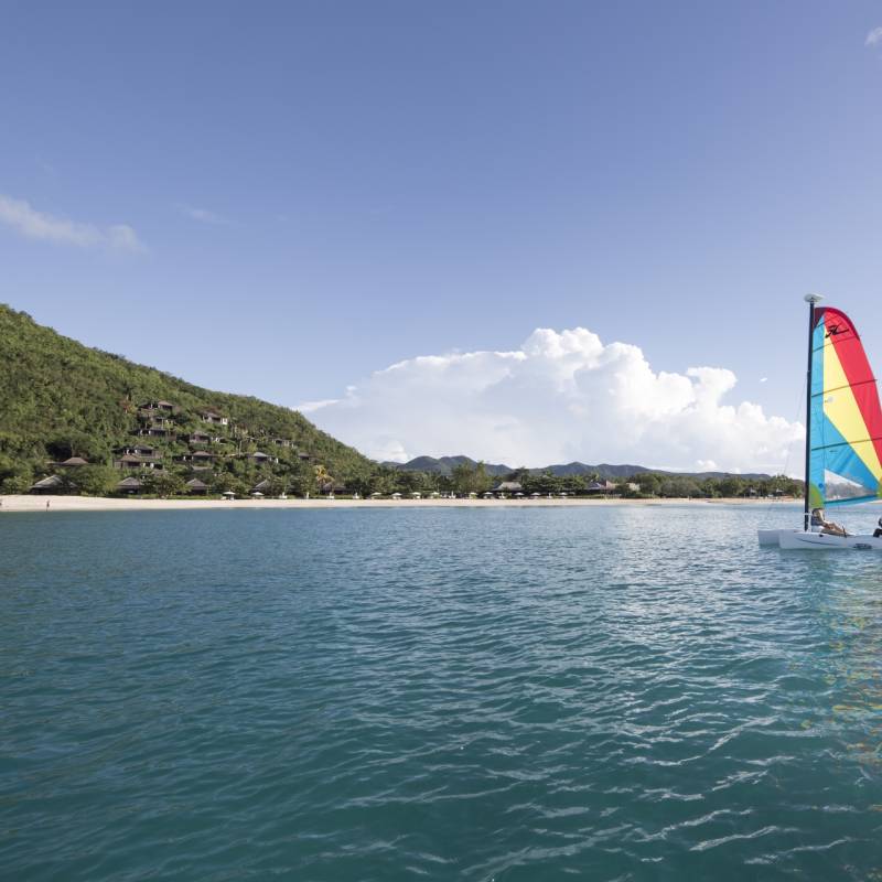 Sailing Hermitage Bay 
