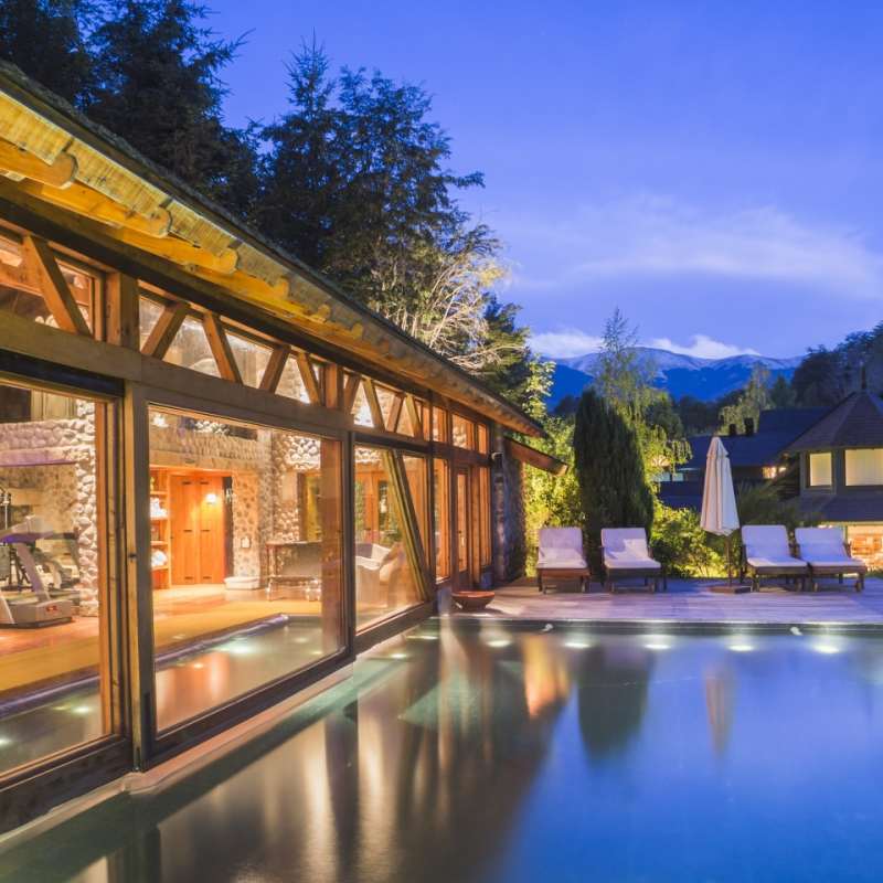 Pool, gym and spa - Hosteria Las Balsas