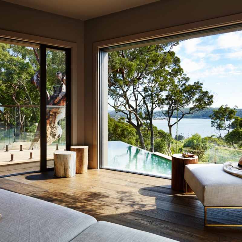 View of Pool from Suite - Pretty Beach House