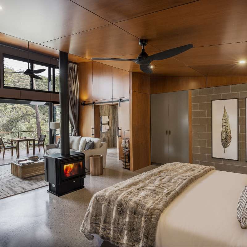 Escarpment Suite Bedroom - Spicers Sangoma Retreat 