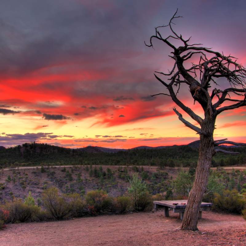 Sunset in the Flinders Ranges 