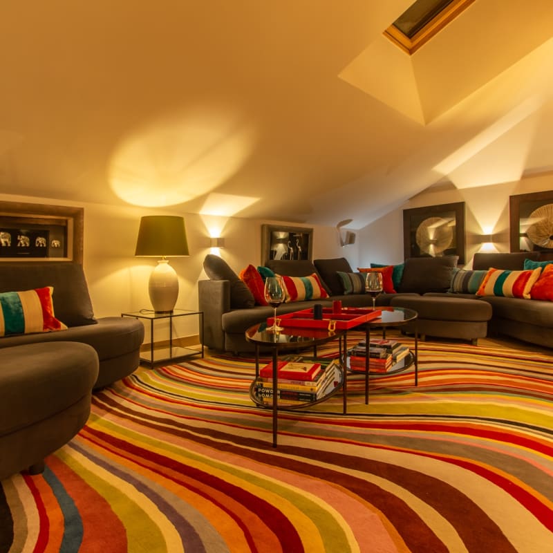 Living Room - Chalet Artemis 