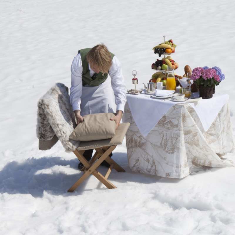Breakfast in the snow - Hotel Kristiania