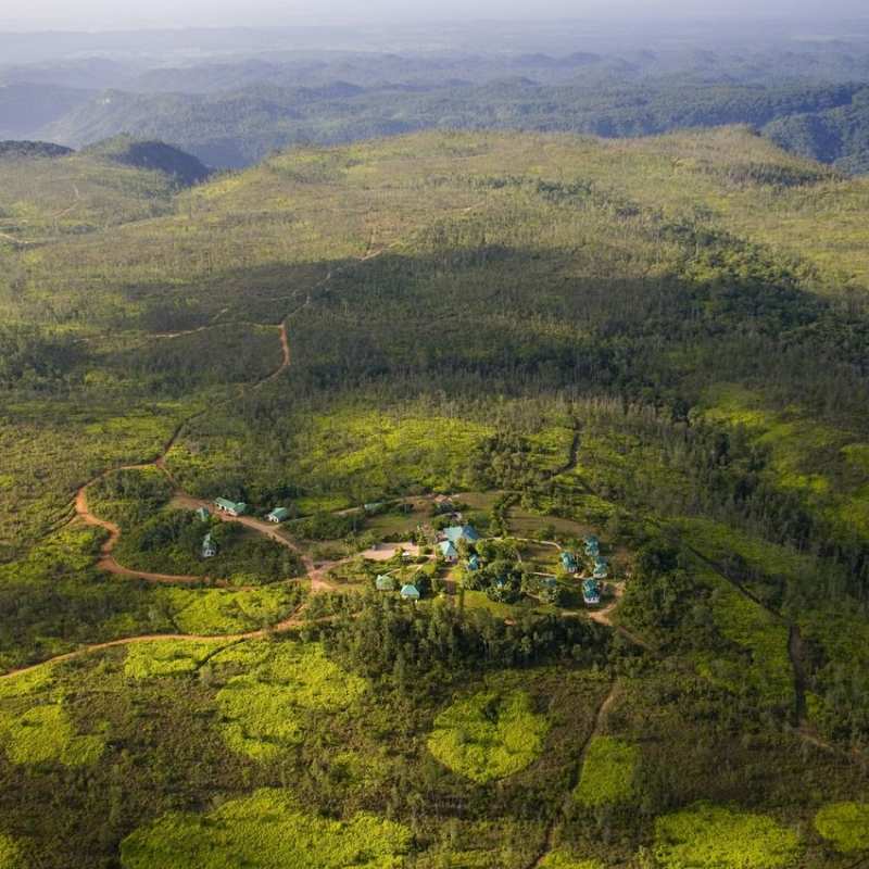 Aerial shot of Hidden Valley