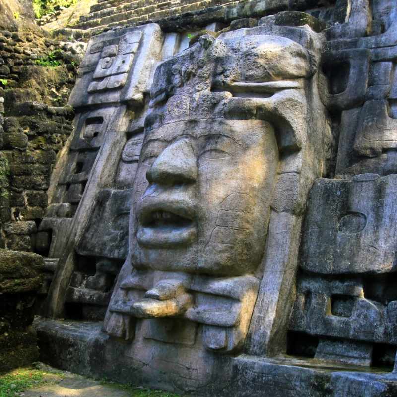 Lamanai Ruins Close Up  