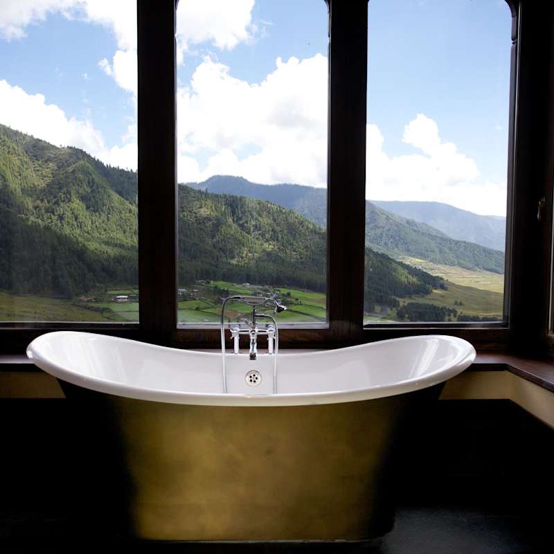 Bathtub with a View - Gangtey Lodge
