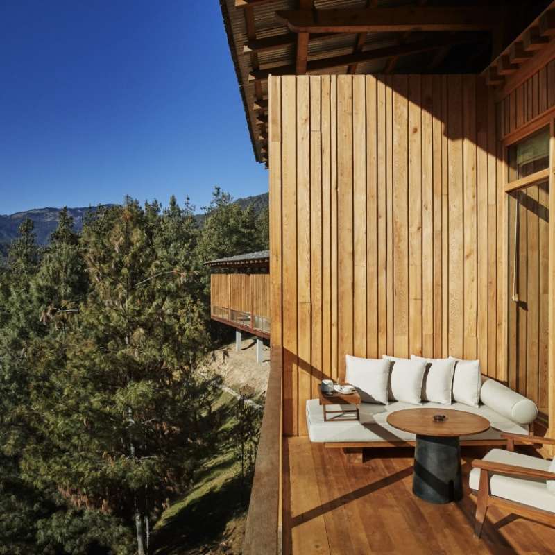Six Senses Bumthang - Suite Balcony 