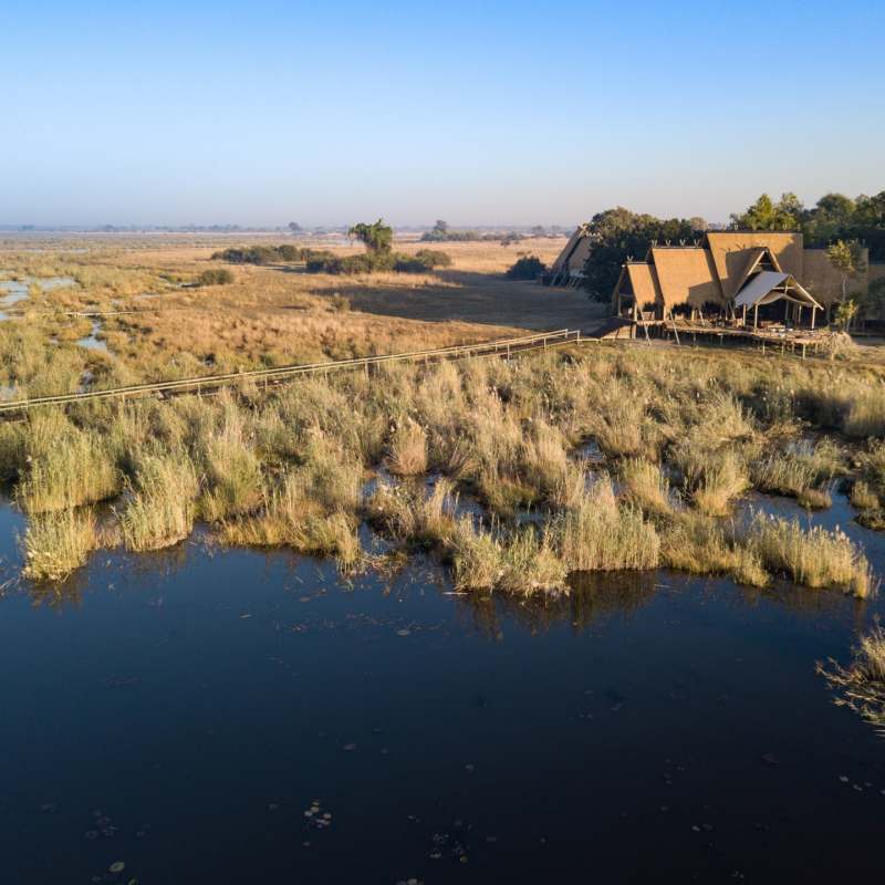 Floodplain outside camp 