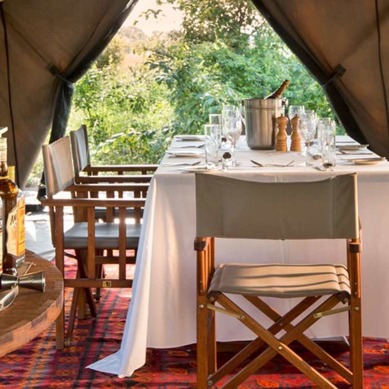 Meals at camp - Selinda Explorers Camp