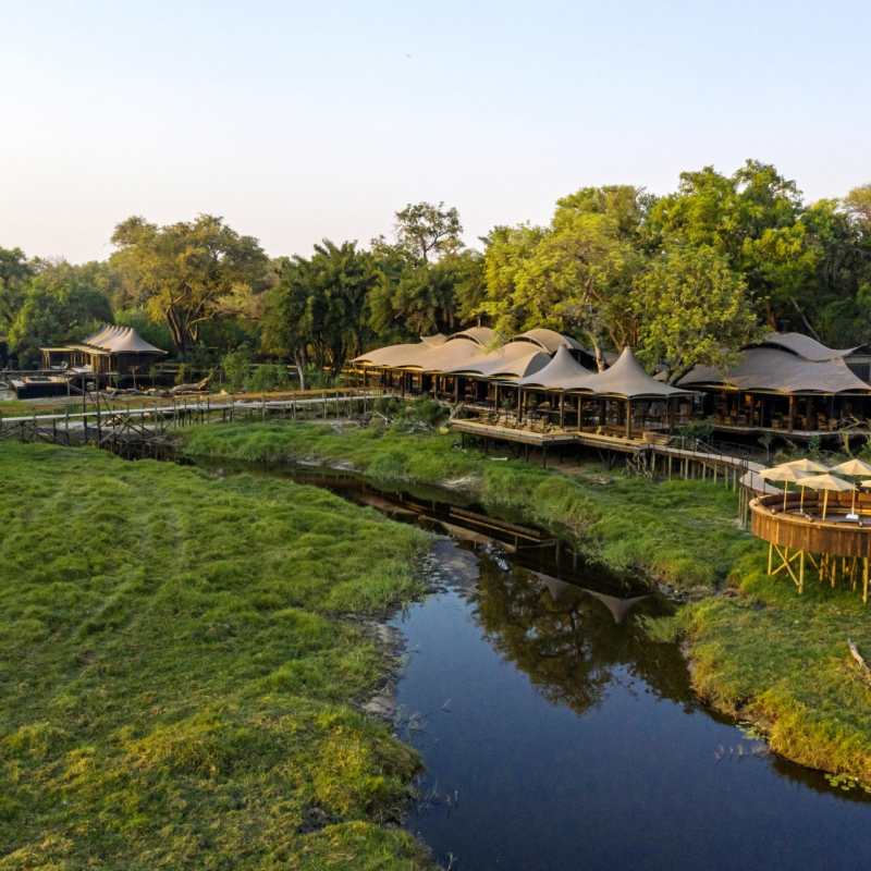 Aerial View - Xigera Safari Lodge 
