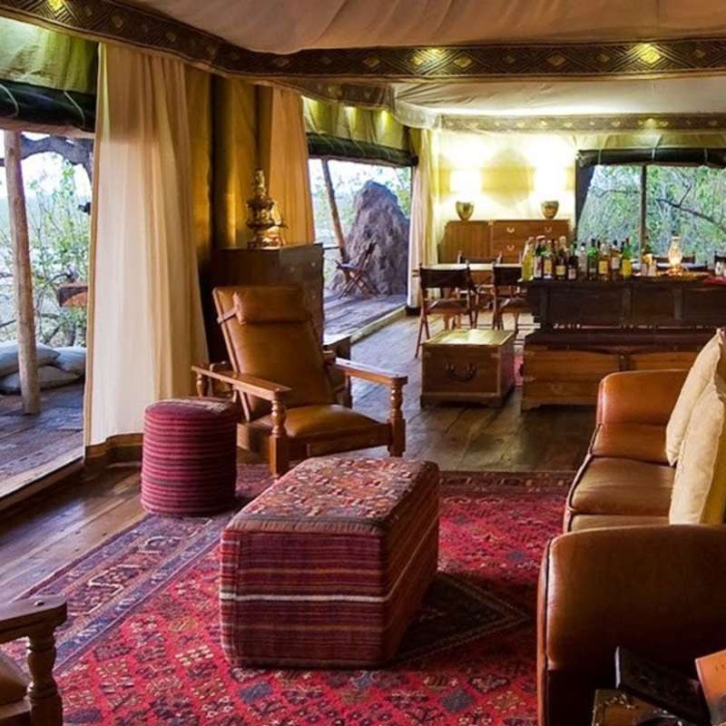 Living room - Zarafa Camp