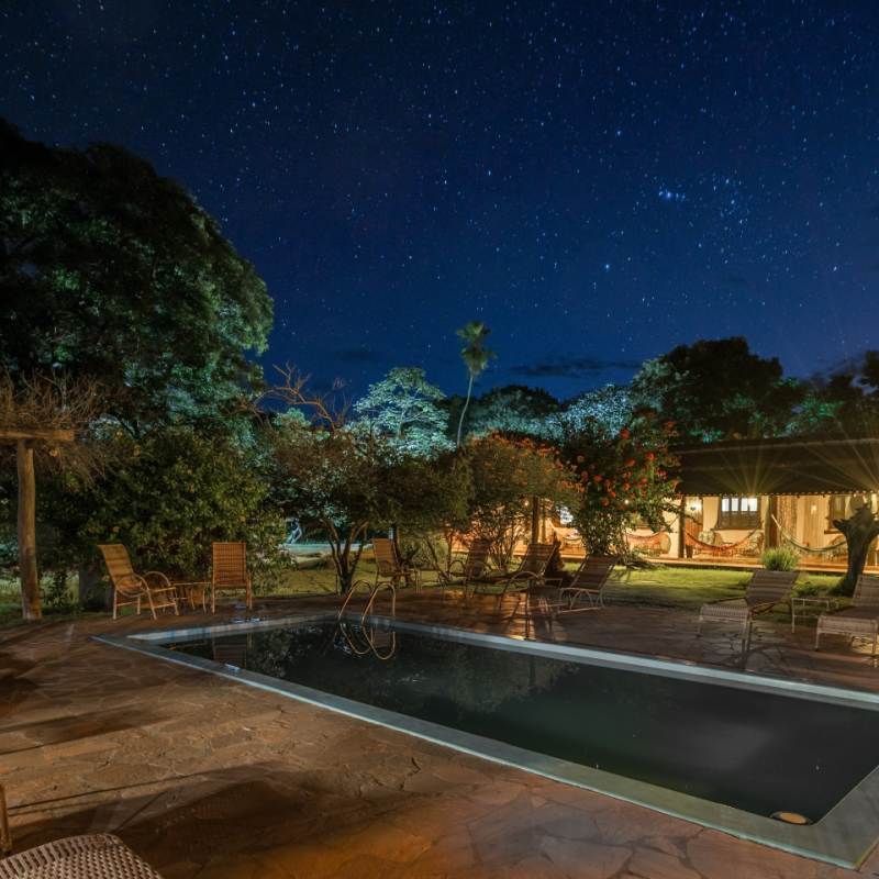 Lodge at night - Araras Eco Lodge