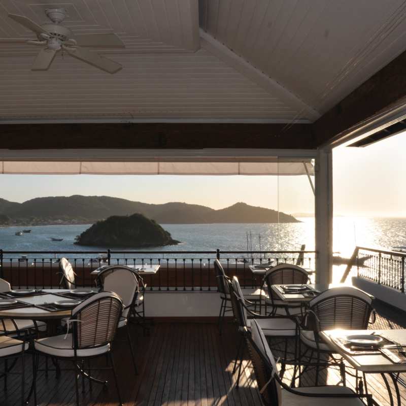 Restaurant views - Pousada Casas Brancas