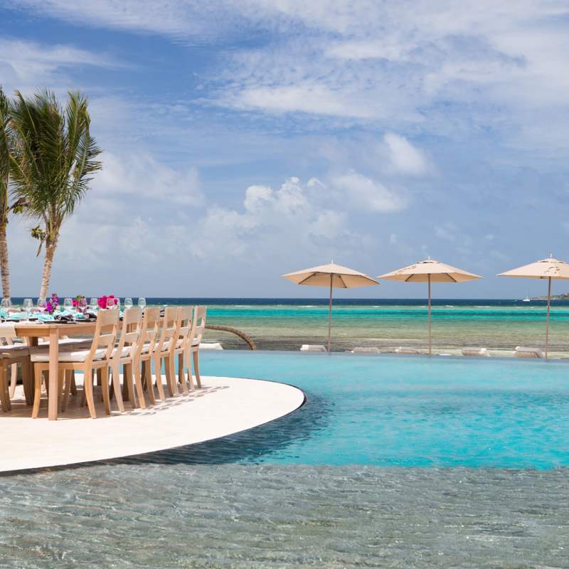 Beach House Lunch and Infinity Pool 