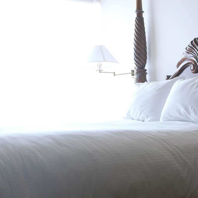 Suite Bedroom at Pillar and Post Inn