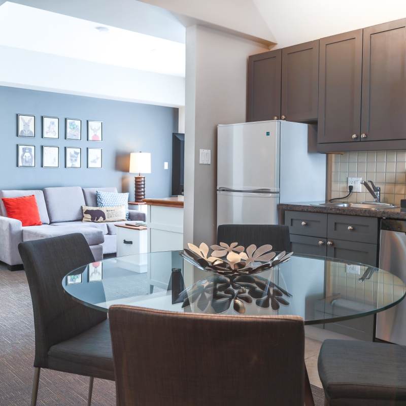One Bedroom kitchenette - Summit Lodge