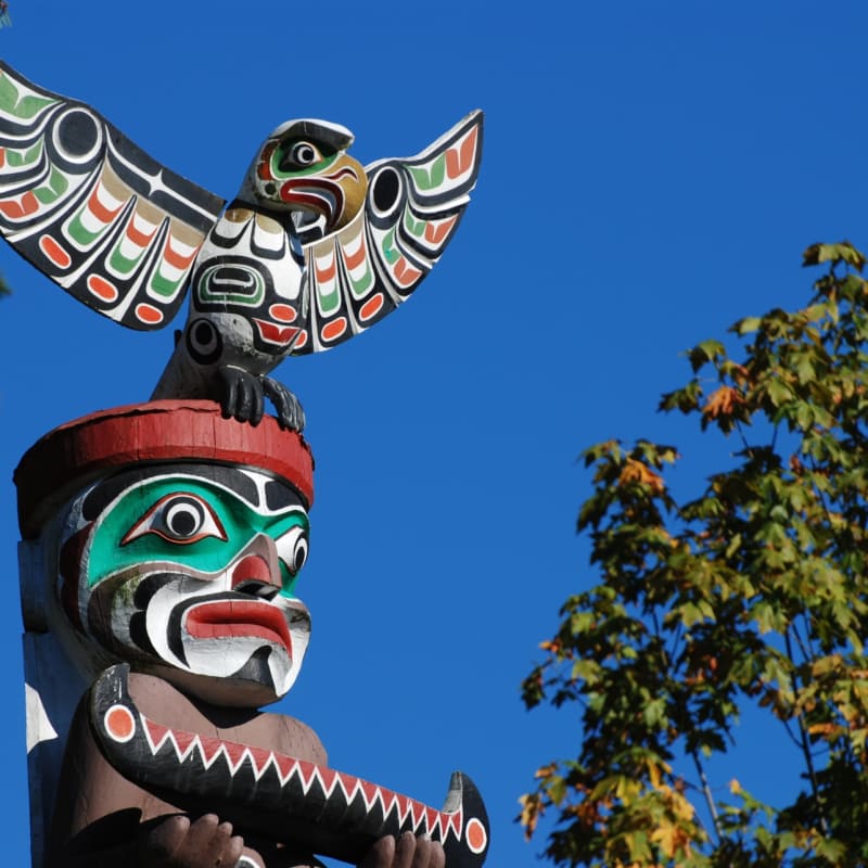 Totem Poles in Stanley Park - A Week in Western Canada
