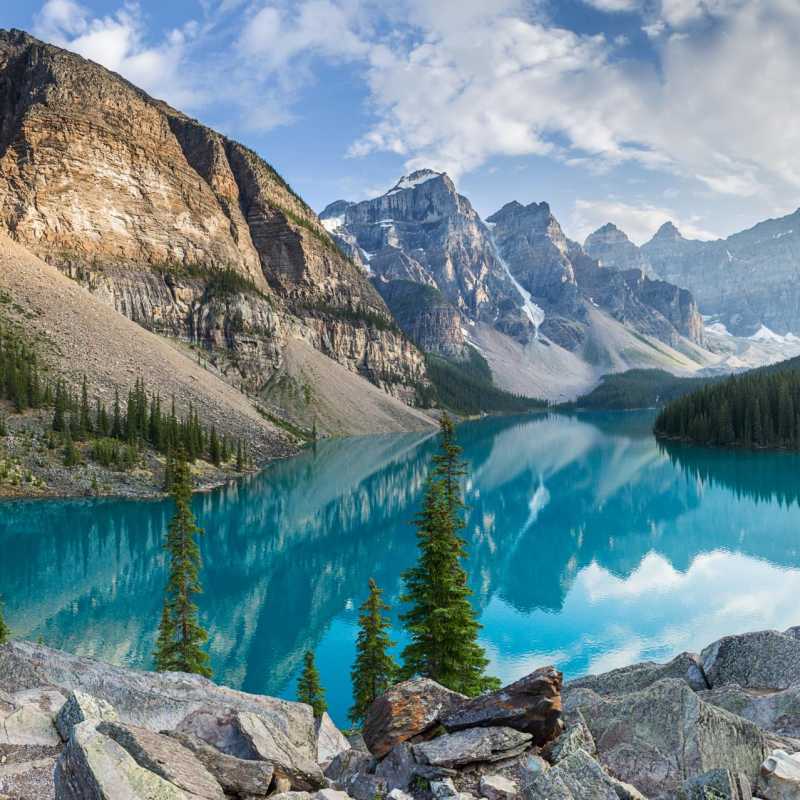 Moraine Lake - Pacific Coast & Canada by Rocky Mountaineer