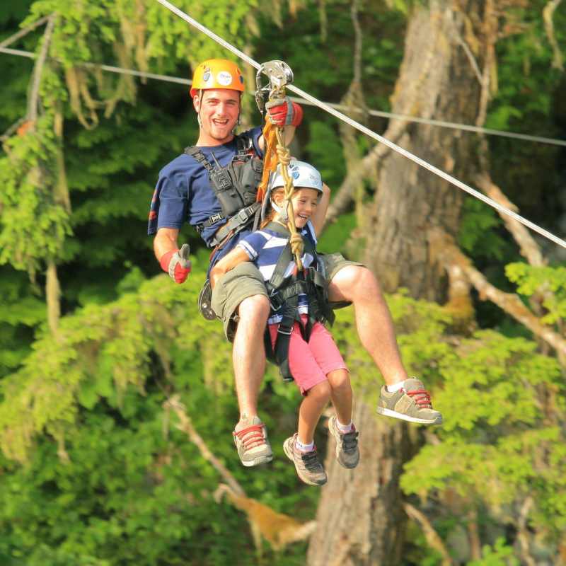 Zip lining - Best of British Columbia