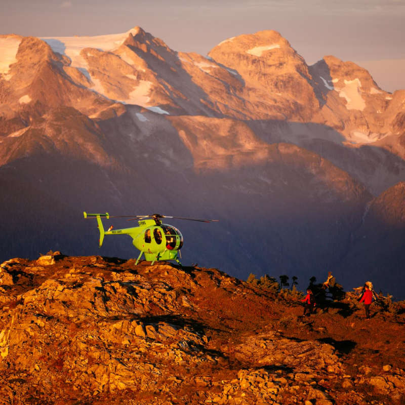 Heli hiking - West Coast Canada In Style