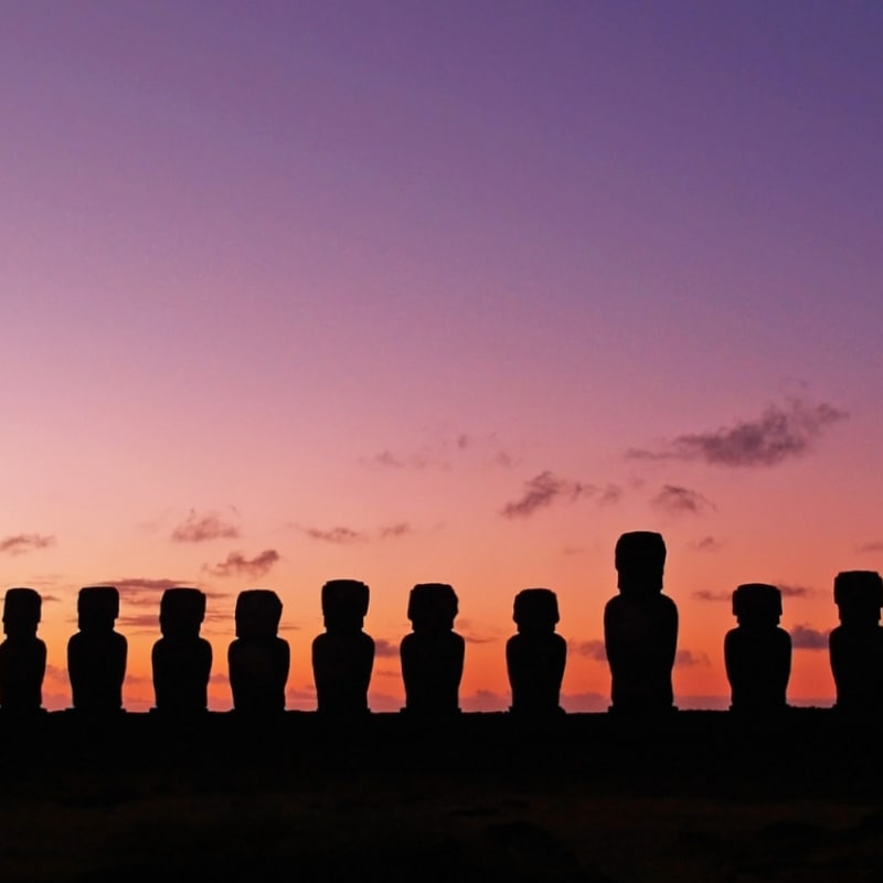 Easter Island landscape 