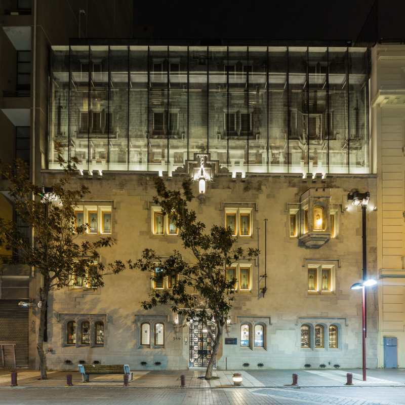 1920s facade - Hotel Magnolia 