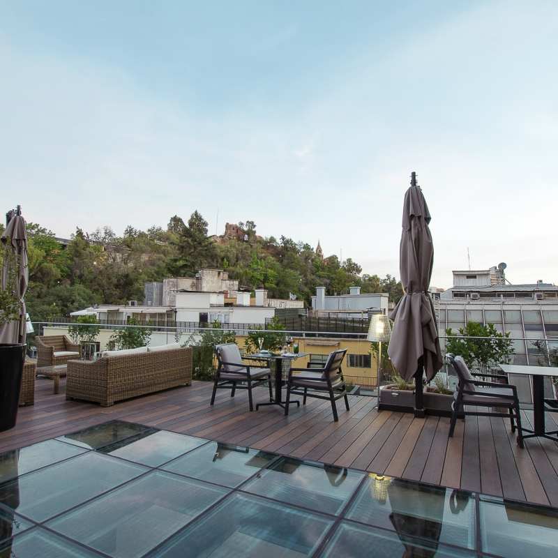 Rooftop terrace - Hotel Magnolia 