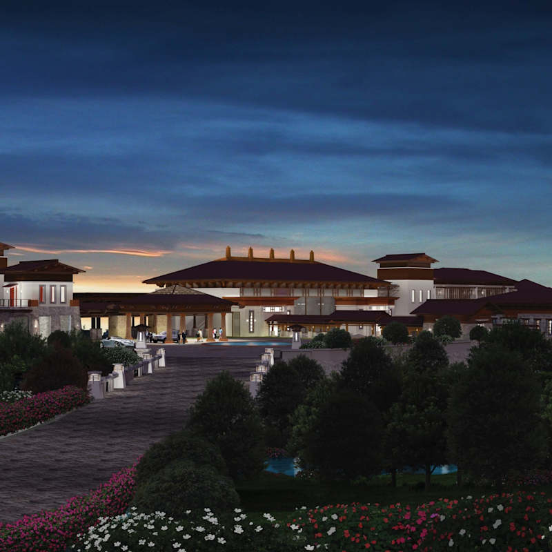 Exterior at Dusk 