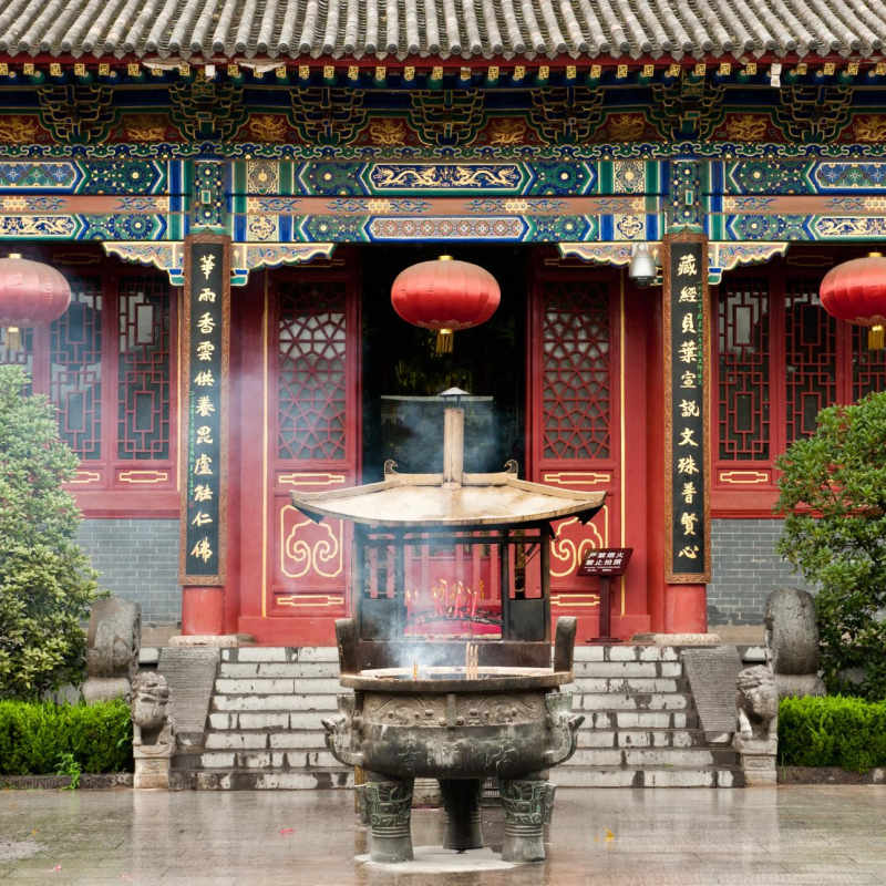 Xian temple - Sofitel Legend Peoples Grand Hotel Xian