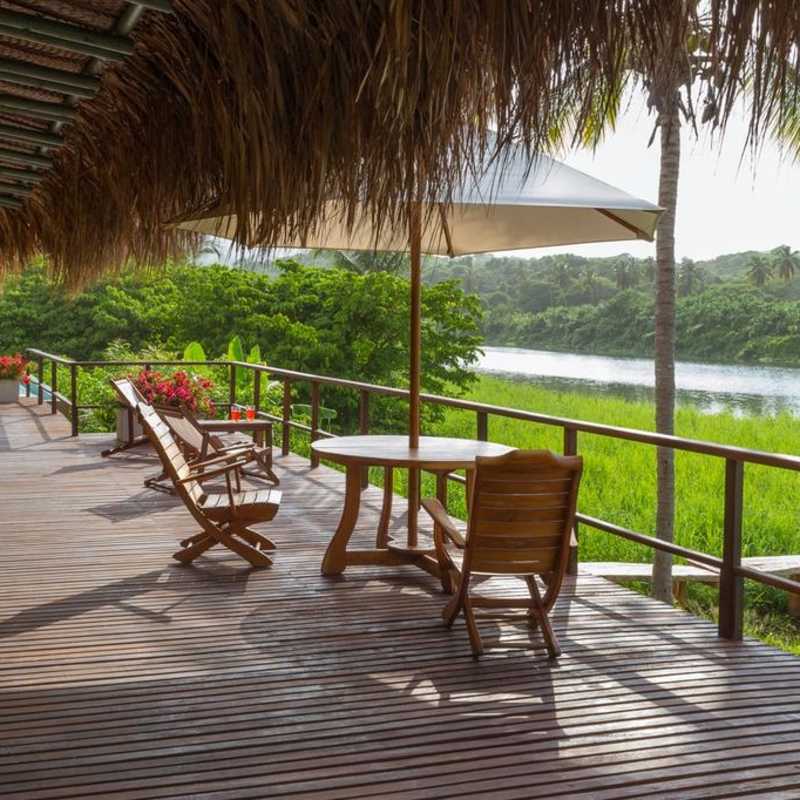 Terrace and river views - Tayrona Private Villa