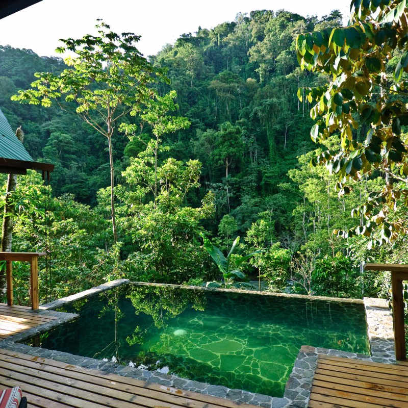 Linda Vista Suite Pool - Pacuare Lodge