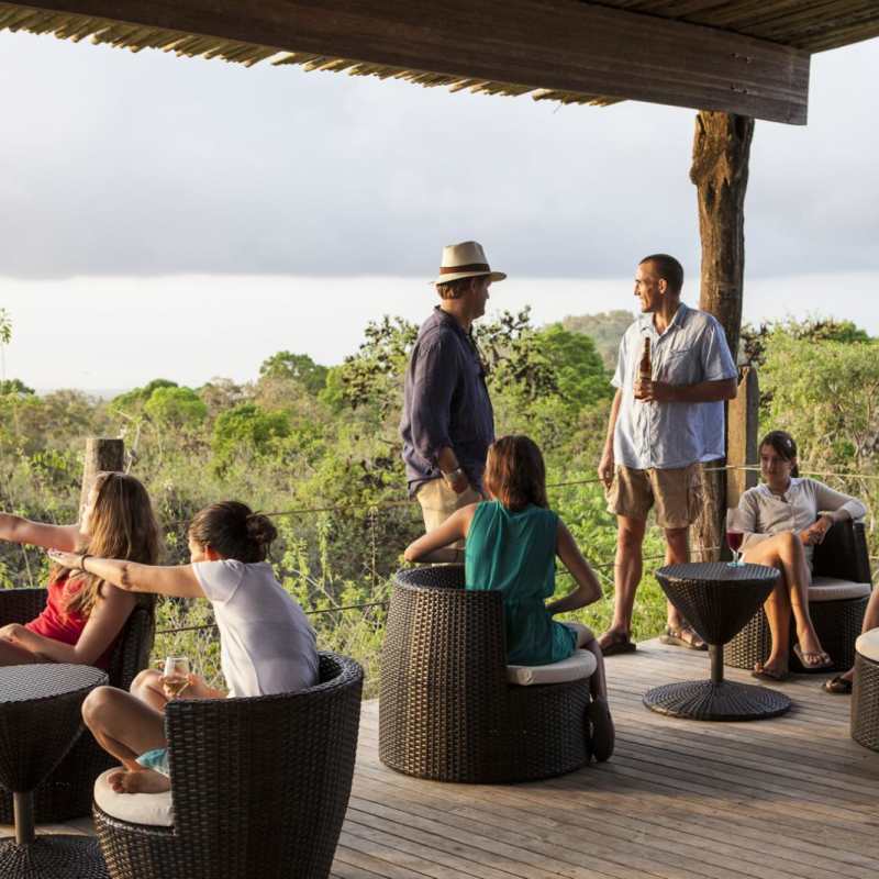 Viewing deck - Galapagos Safari Camp