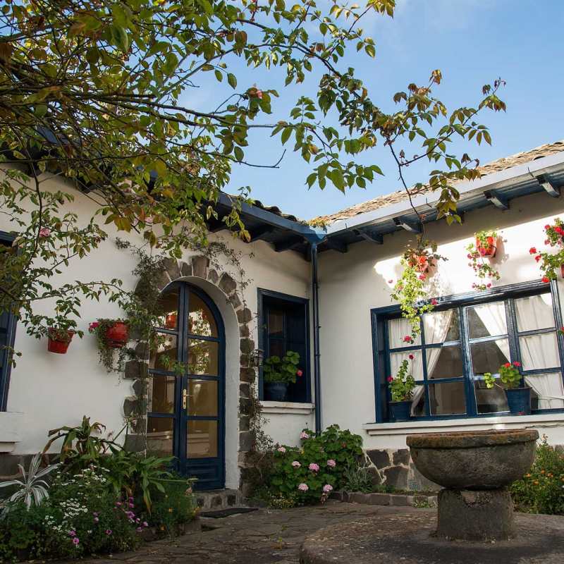 Patio - Hacienda Zuleta
