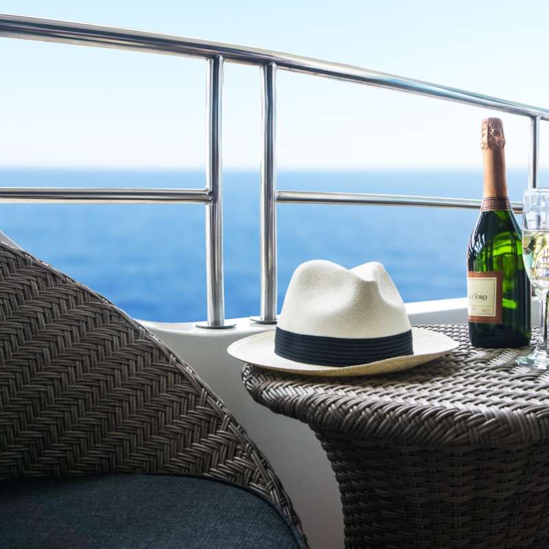 Infinity Yacht Balcony 