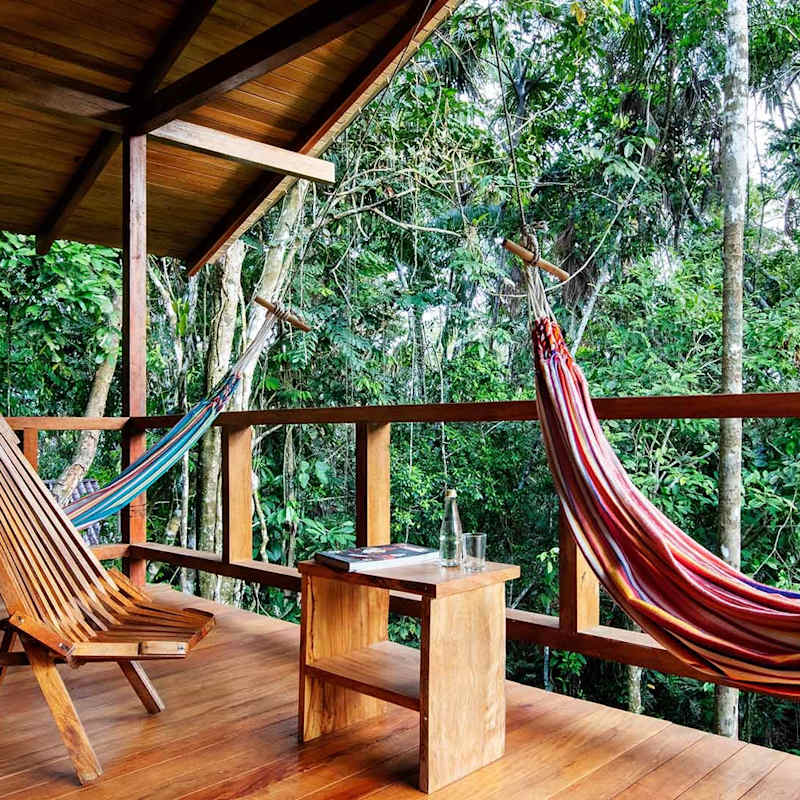 Cabin terrace 