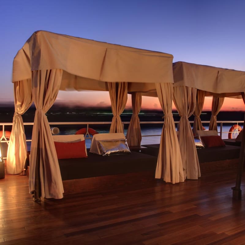 Cabana at Sunset