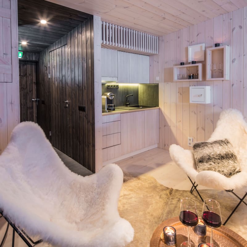 Suite interior - Arctic Treehouse Hotel