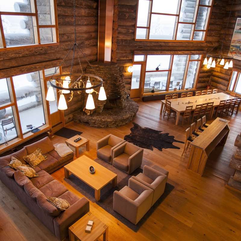 Living room - Lapland Luxury Chalet