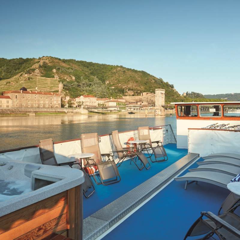 Napoleon Deck - Belmond Afloat in France 