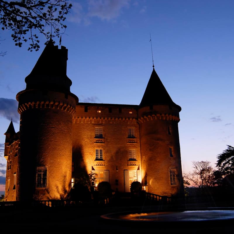 At Night - Chateau de Mercuès