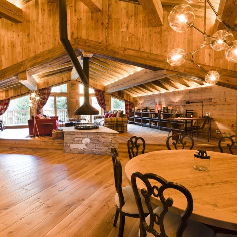 Chalet Sequoia, Living area - La Mourra Hotel Village