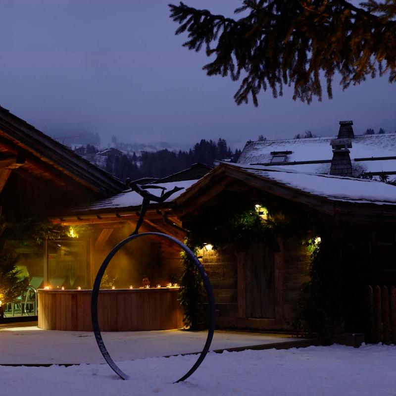 Outdoor jacuzzi - Les Fermes de Marie