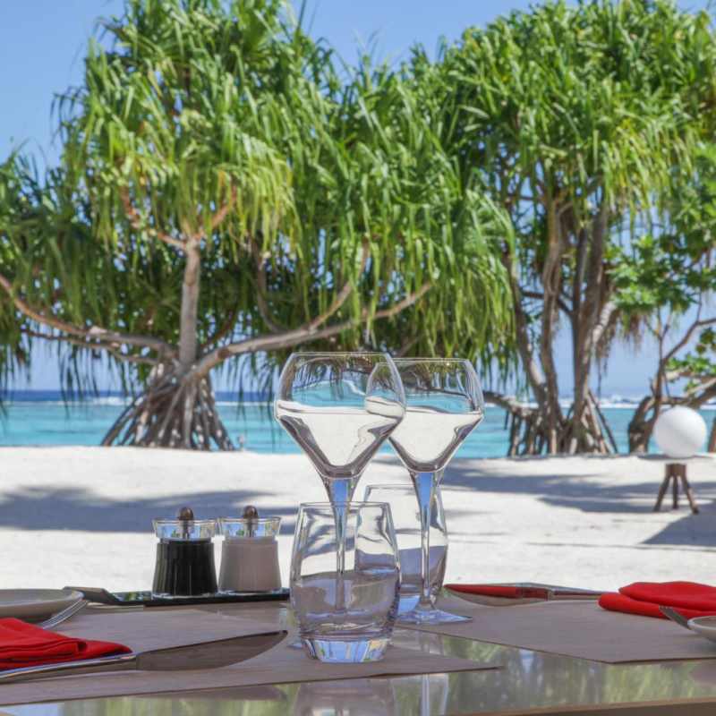 Beach Restaurant - The Brando Private Island