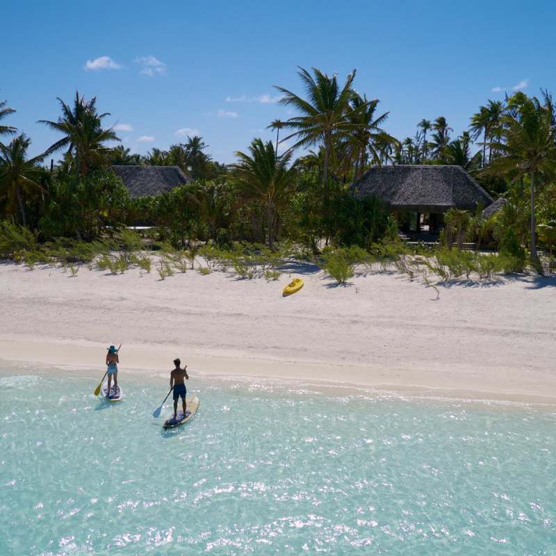 Paddle Boarding - The Brando Private Island