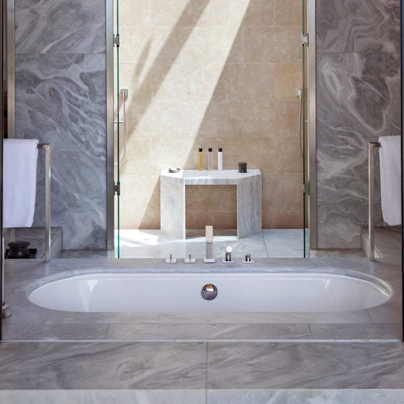 Pavilion sunken bath - Amanzoe