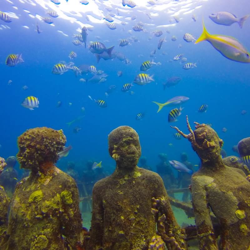 Underwater sculpture park, Grenada