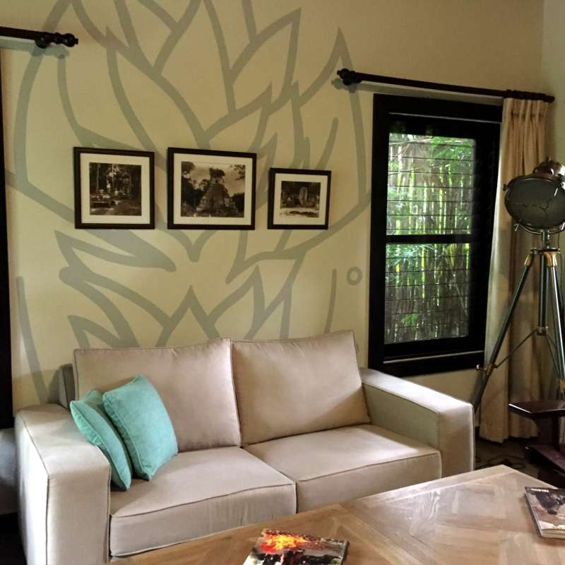 Jungle Lodge Seating Area  