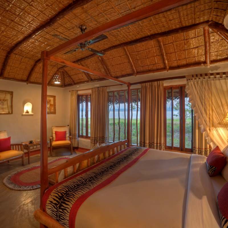 Pool Hut Bedroom - Evolve Back Kuruba Safari Lodge