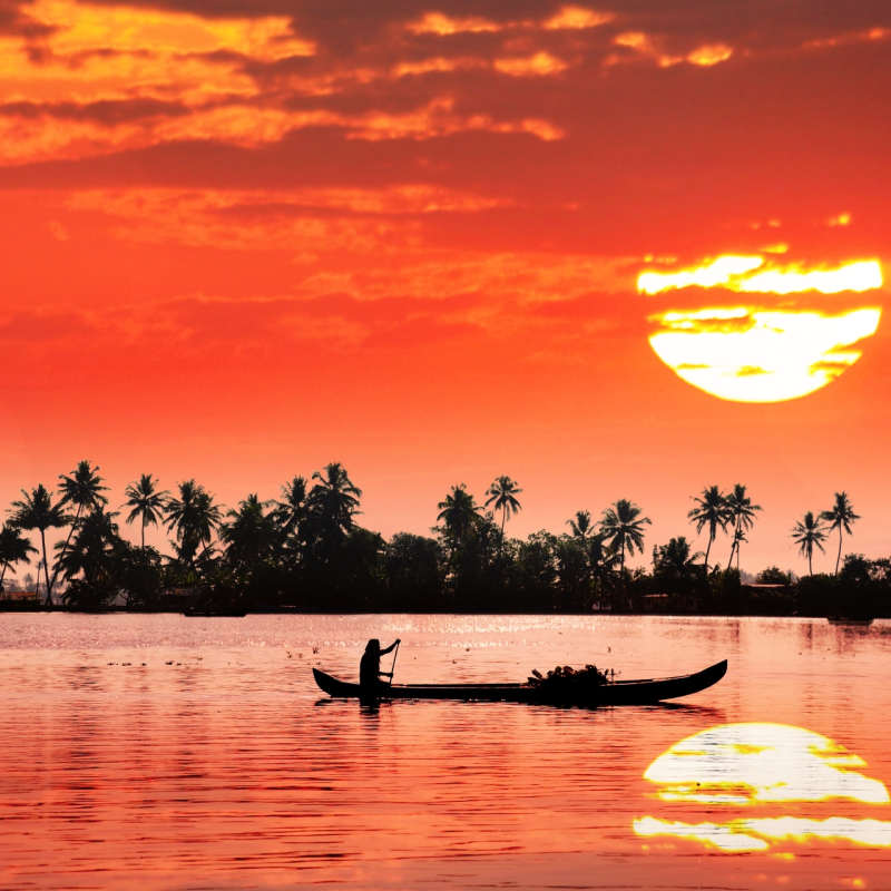 Beautiful Scenery - Houseboat